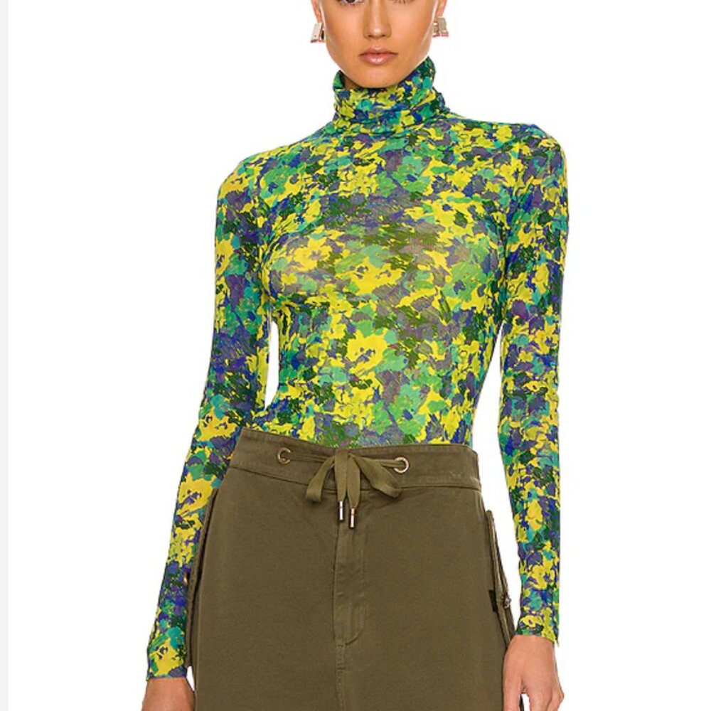 Ganni Mesh Top